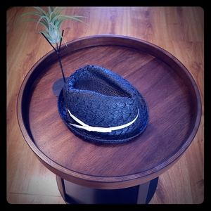 Hipster Black fedora